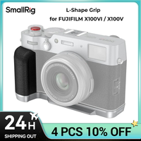 smallrig-empunadura en forma de l para fujifilm x100vix100v cierre rapido arca-swiss boton disparador y cubierta de zapata 4555