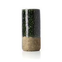 jarron hormigon bazar bizar cilindrico moss verde