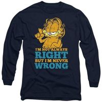 garfield tops y camisetas never wrong para mujer