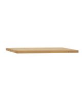 estanteria de madera maciza flotante acabado tono medio 80x32cm