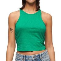 superdry camiseta tirantes ruched para mujer
