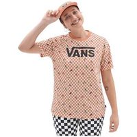 vans camiseta fruit checkerboard para mujer