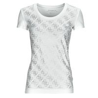 guess camiseta ss vn 4g allover tee para mujer