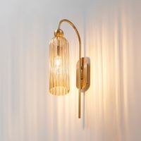 aplique metal y vidrio  535 cm