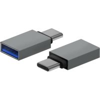 aisens mini adaptador usb -c macho a usb 32 hembra gris