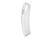 funda movil - cellularline fine para apple iphone 15 ultrafina goma blanda transparente