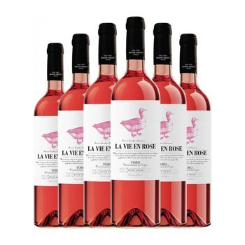 Liba Y Deleite La Vie En Rose Toro 75 Cl 13.5% Vol. (pack De 6 Unidades)
