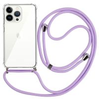 cool funda con cordon violeta para iphone 13 pro