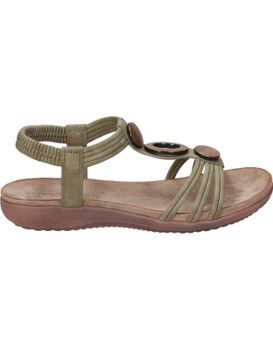 Sandalias Para Mujer Amarpies Abz26676 Verde 36