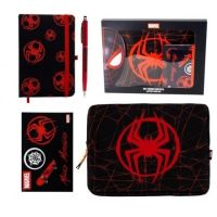 set de regalo funda de portatil miles morales spider-man marvel