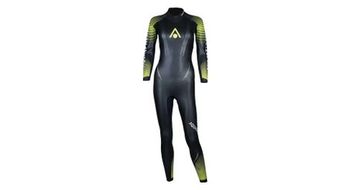 Traje de neopreno de manga larga aquasphere exocet ultra fs lime para mujer