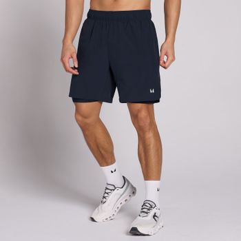 MP Men's 7  2-in-1 Training Shorts - Dark Navy - L