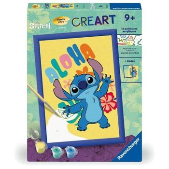 Kit de pintura por números Ravensburger CreArt Kids Stitch 18x24 cm