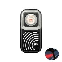 bikight monitoreo inteligente advertencia luz trasera de bicicleta de alto lumenes resistente al agua sensor de bici