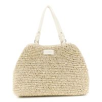 bolso bandolera de crochet tejido a mano con cierre magnetico y mosqueton butter