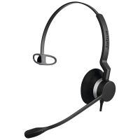 auriculares jabra biz 2300 con cable usb-c cancelacion de ruido microfono y uso oficina negro
