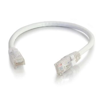 Cable de red Cat6 UTP de 2 m con funda antienganche C2G blanco