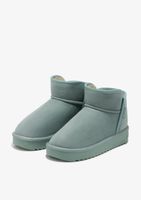 botas repelente al agua - nordic low basic green - verde