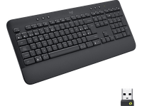 teclado inalambrico - logitech signature k650 bluetooth usb reposamanos numerico teclas de acceso directo windows macos negro