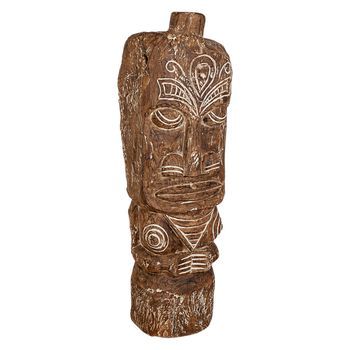 Escultura Pie Tribal Madera
