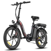 e-bike  fafrees f20 - motor 250w bateria 36v20ah neumaticos de 20 pulgadas frenos mecanicos de disco - negro