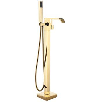 Grifo De Bañera De Suelo Rea Carat Gold