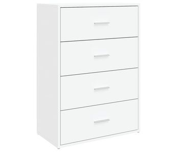 Aparador - mueble de almacenamiento de madera de ingeniería blanco 60x31x84 cm es3163