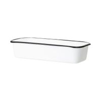 plato de metal blanco para servir