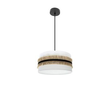Lampara de techo metal color blanco serie angola 40cm