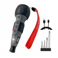 destornillador electrico mini donumeh pts-066 36v 1800mah bateria de litio tipo c usb par ajustable en 3 niveles luz le