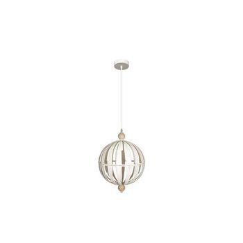Lámpara Colgante Trentino Blanco/haya 1xe14 (60140xø31x31cm)