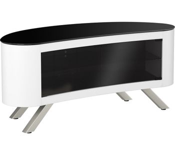 AVF Bay 1150 TV Stand - White, White
