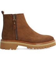 alpe para mujer 548311 botines de piel nordic marron 39 plano cordones casual