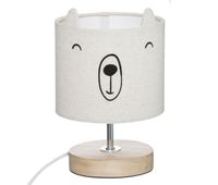 well home lampara infantil ourson en algodon y madera