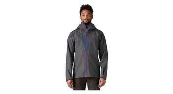 Chaqueta patagonia triolet gris impermeable hombre