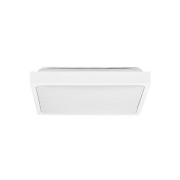 Plafond V-tac Vt-8624sw-sq Montaje En Superficie 24w Led Ip44 30x30cm Detector De Movimiento 4000k 2400lm (sku 7667) Blanco