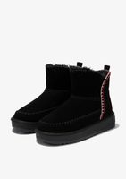 botas nordic nova low black - negro