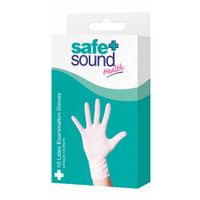 safe  sound 10 latex examination gloves