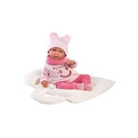 muneca mimi 42 cm llorona con portabebe 42 cm cuerpo de tela y mecanismo de sonido