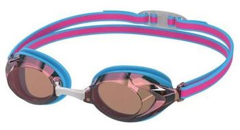 Gafas de natacion speedo junior vanquisher 3 0 espejo picton azul vermellon espejo dorado