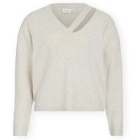 vila jersey lovira knit - super light natural melange para mujer