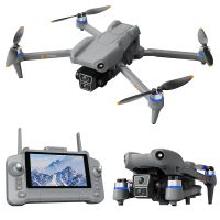 lyzrc l300 air pro max gps 5g wifi fpv con pantalla lcd de 59 pulgadas controlador 720p hd camara dual cardan servo
