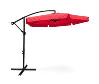 sombrilla de jardin y terraza impermeable cynia en color rojo
