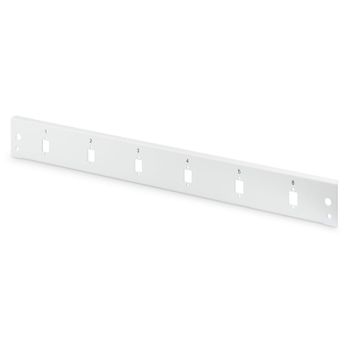 Digitus Panel Frontal Vertical 6 Puertos 1U Gris