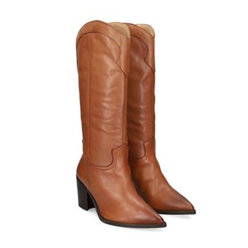 Unisa Botas Con Tacón Mujer - Marrón Talla 39