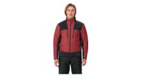 chaqueta termica vaude minaki vi roja para hombre