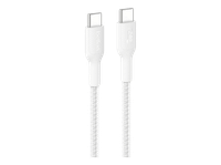 cable usb - belkin cab024 1 m dispositivos provistos de puerto usb-c usb-c a 60 w trenzado blanco
