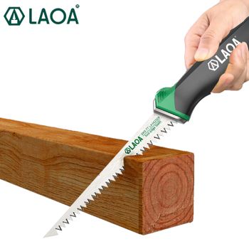 LAOA Sierra de panel de pared de 6 pulgadas 7T Sierra de carpintería doméstica Sierra manual pequeña de mano
