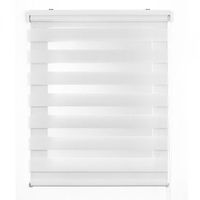 estores noche y dia estor enrollable con doble tejido blanco 140 x 180 cm