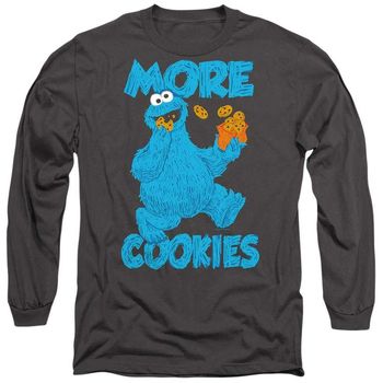 Sesame Street Camiseta manga larga re Cookies para mujer